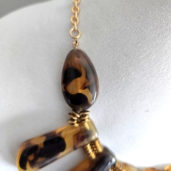 New Cato Necklace Tiger Eye Statement - Picture 2 of 5